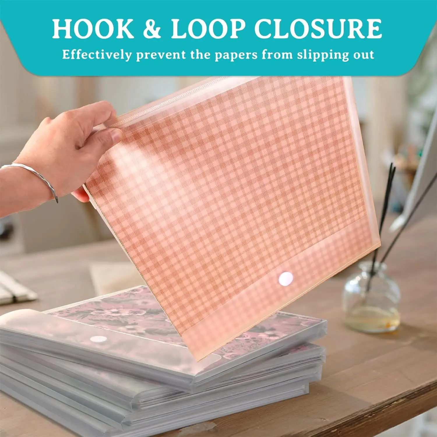 

12pcs Storage Bag for Documents Photos Photo Storage Organizer Craft Vinyl Scrapbook Waterproof PP Transparent Envelopes