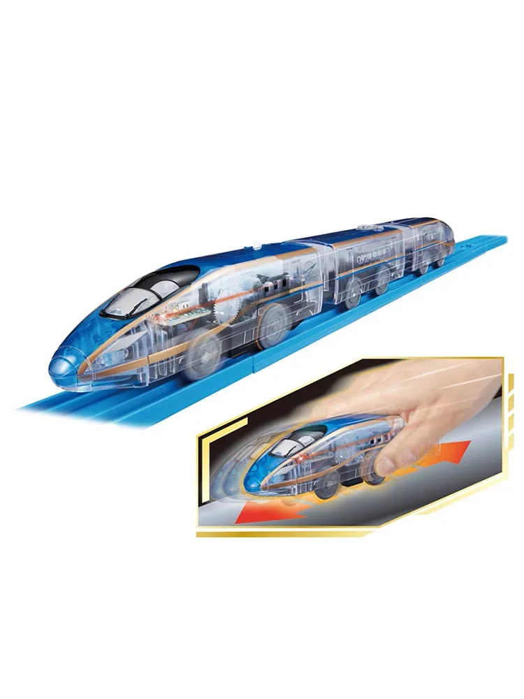 TAKARA TOMY S-Serie Pulelu Road elektrischer Schienenzug Shinkansen Modellauto Spielzeug für Jungen, ein Weihnachtsgeschenk Spielzeug für Kinder