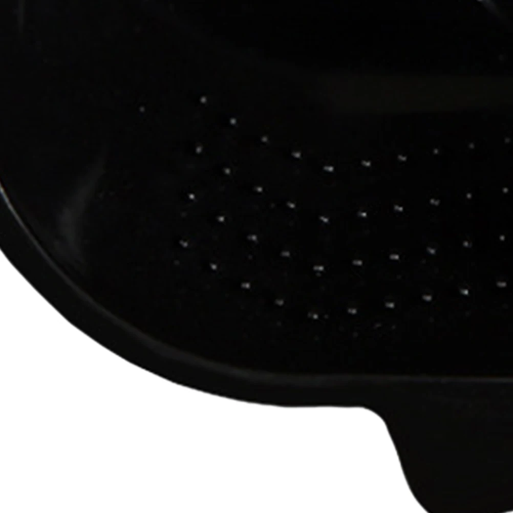

Dye Hair Salon Tools Long Dye Mixing Bowl Dyeing Tools Handle Clear Scale Concave Inner Wall Easy Clean Black