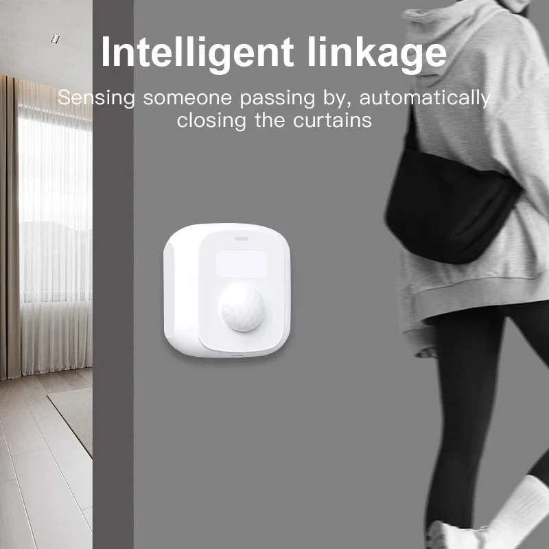 Tuya WiFi Zigbee Human Motion Sensor Smart Home PIR Motion Sensor Detector With Light Sensor Scene Switch Function Smart LIfe