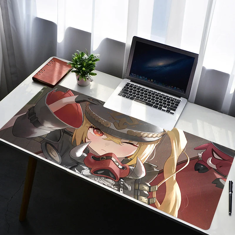 Muismat Zenless Zone Zero Lucy Laptop Rubber Uitgebreide Desktop Mat Computer Gamer Muismat PC Gaming Accessoires Toetsenbord Pad