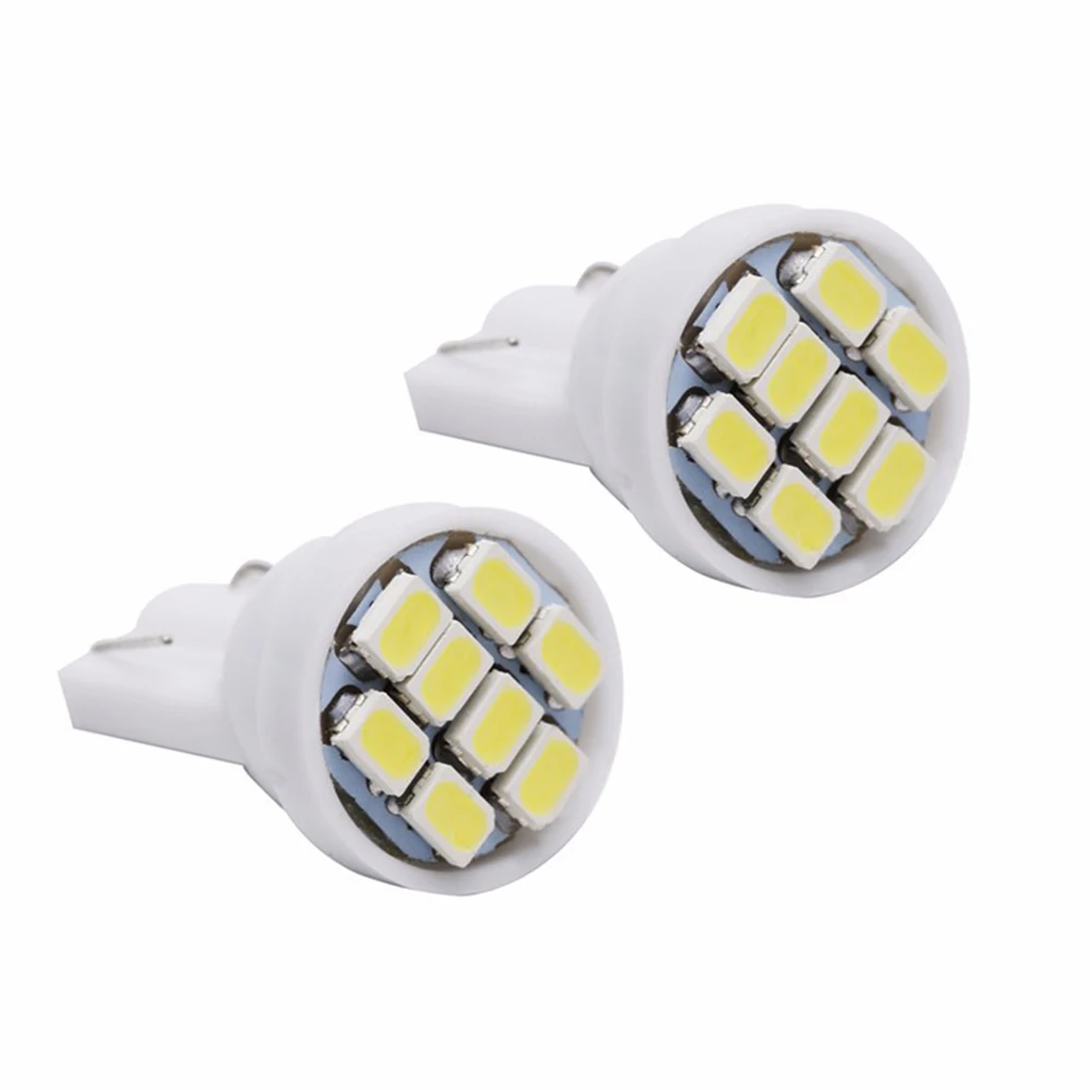 Luz de instrumento luz LED para coche blanco 12V 6 unids/set accesorios para coche piezas de grupo de calibre luz de ancho de placa de matrícula
