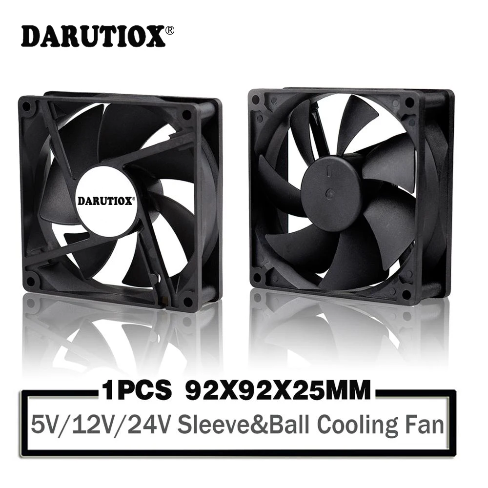 92mm 9225 Lüfter DC 5V 12V 24V 92x92x25mm Kühler Fans PC Fall CPU Bürstenlosen Kühler 9cm Hülse/Dual Kugellager Kühler