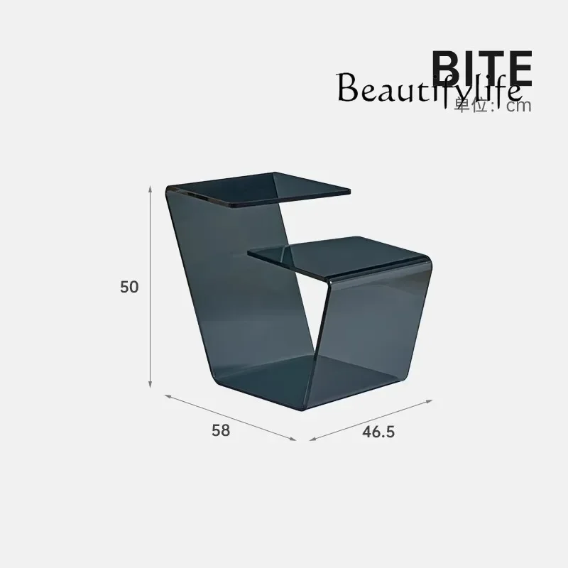 1 FTavolino da caffé in vetro Artisticco شخصية إبداعية أكريليكو Il tavolo da Tea per la casa di arte Modern dapat esse