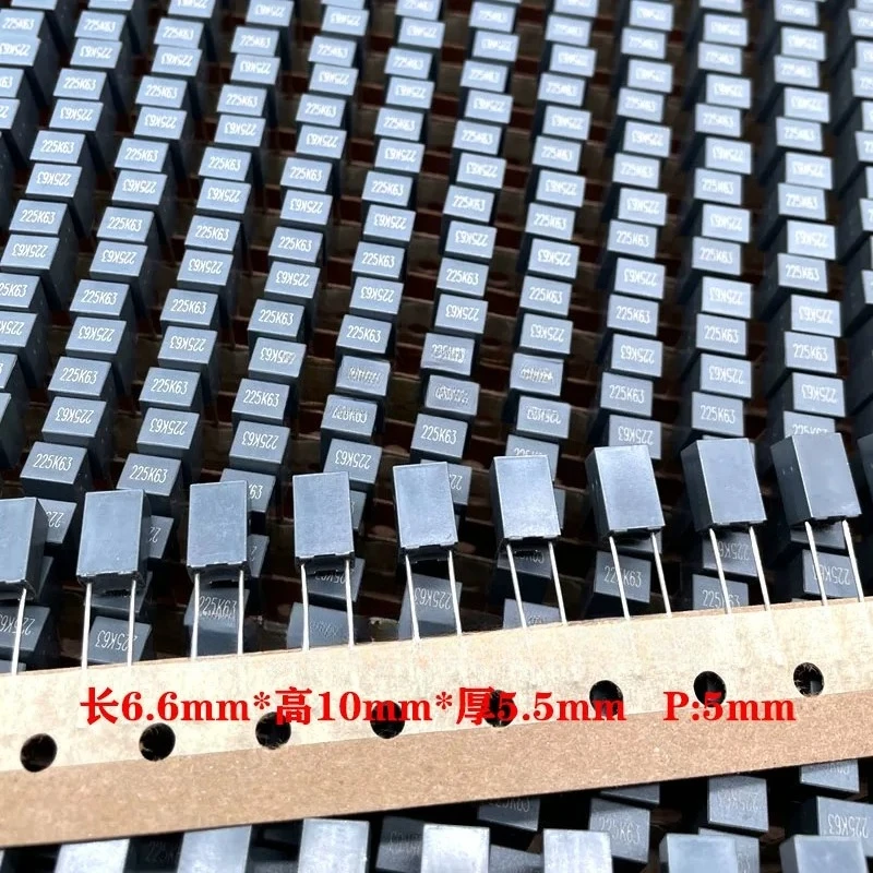 For C241J 2.2uf 225 2u2 63v 100v copper pin, calibration, thin film capacitor