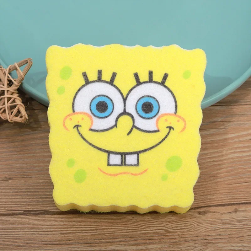 SpongeBob Sink Drain Rack Basket Sponge Holder Funny Kitchen Storage Cartoon Anime Cute Sink Rag Accessories Dishwashing Sponge