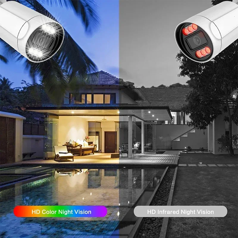 H.265 كاملة السلكية رصاصة Ip66 16 كاميرا Nvr كيت المراقبة الأمنية 5MP Poe 16 قناة نظام كاميرا الدوائر التلفزيونية المغلقة