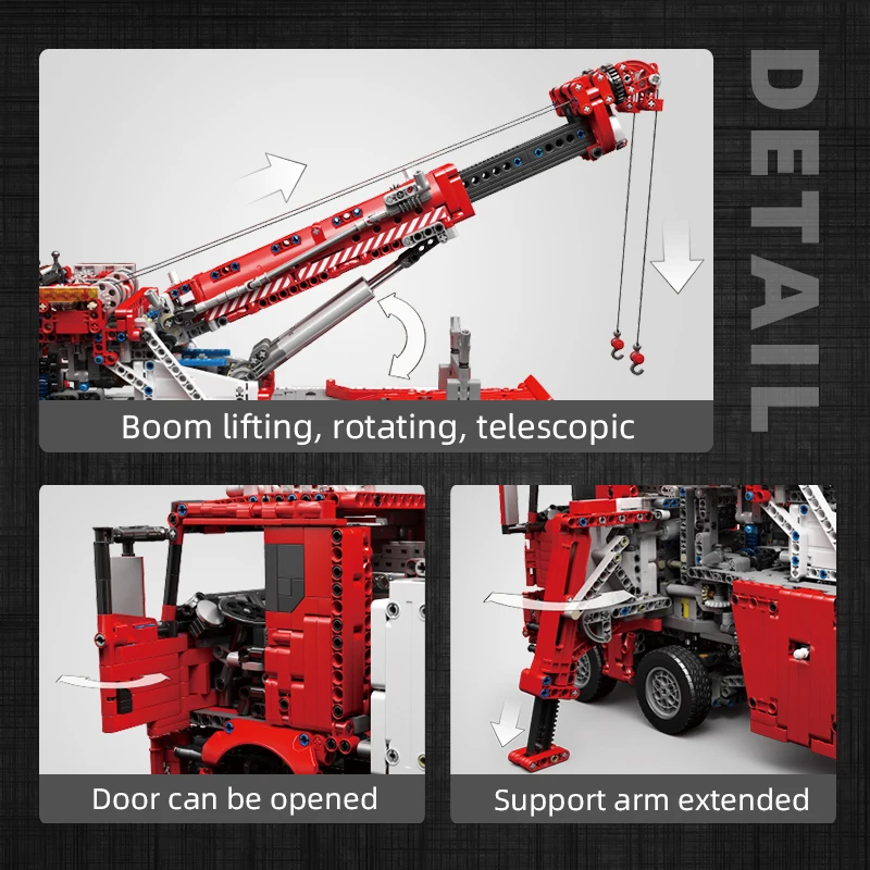 Schimmel König 17027 technische Auto Spielzeug App & RC motorisierte Feuerwehr auto Modell Montage Baustein Ziegel Kinder Weihnachts geschenk