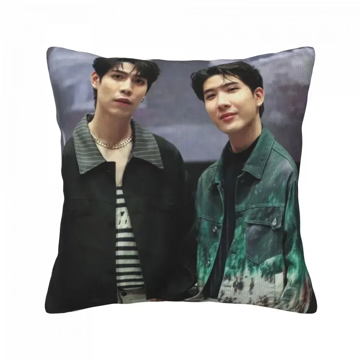 Firstkhaotung HD Poster Double-sided Printed Pillowcase Thai TV The  Eclipse Drama Stills Photos Home Car Decor Cushion Cover