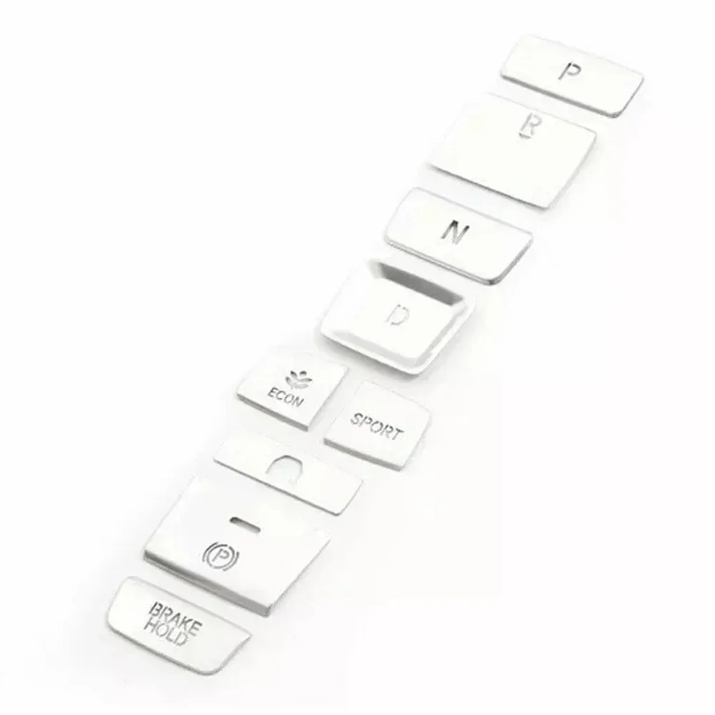 

Original Car Feeling Gear Shift Box Panel Aluminum Button Trims High-quality Aluminum Covers Existing Scratches