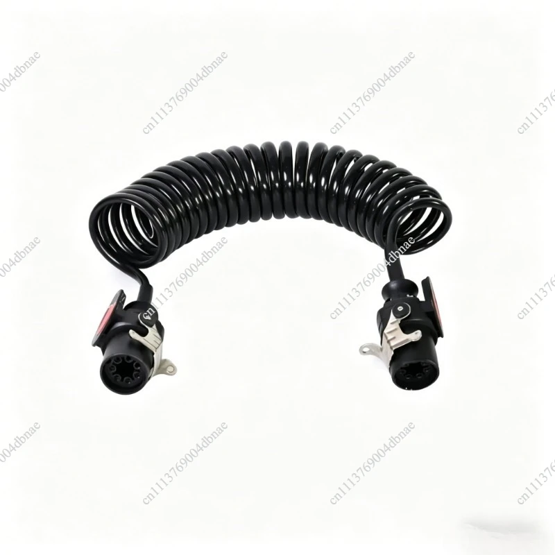 For  ABS Large Ring 7 PIN Spring Wire Assembly Trailer Specific EBS Brake System Connection Wire For Truck and Trailer