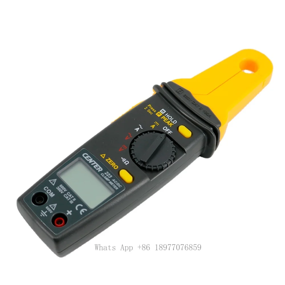 CENTER-223 Mini Clamp Meter High Resolution AC/DC Clamp Meter