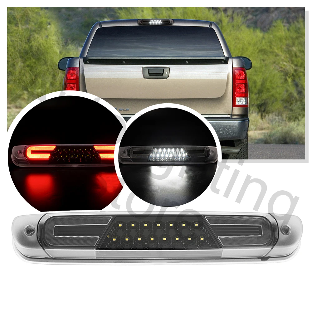 LED High Mount 3rd Brake Light Rear Stop Lamp For Chevrolet Silverado 1500 2500HD 3500HD GMC Sierra Hummer H3T cargo light