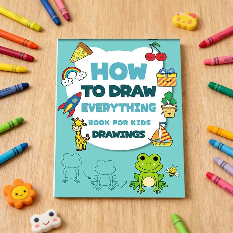 Come Disegnare Tutto, Libro Da Colorare Per Bambini, Passi Per Disegnare, Decomposizione Dei Modelli, Libro Didattico Per Insegnare A Disegnare