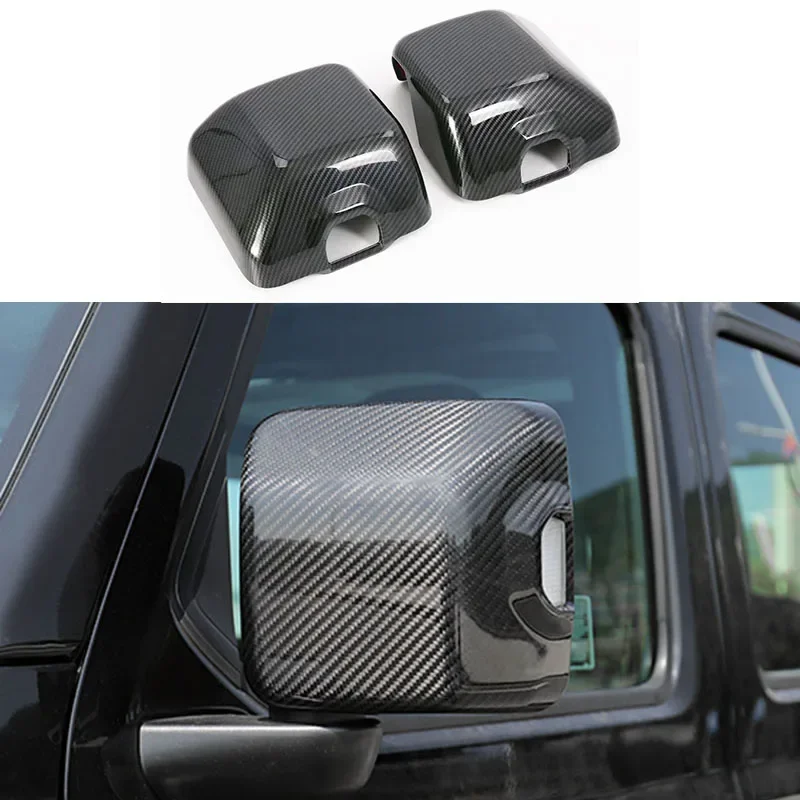 

For Jeep Wrangler JL 2018 ABS Chrome Side Rearview Mirror Cap Cover Trim Stickers Car Exterior Styling Accessories