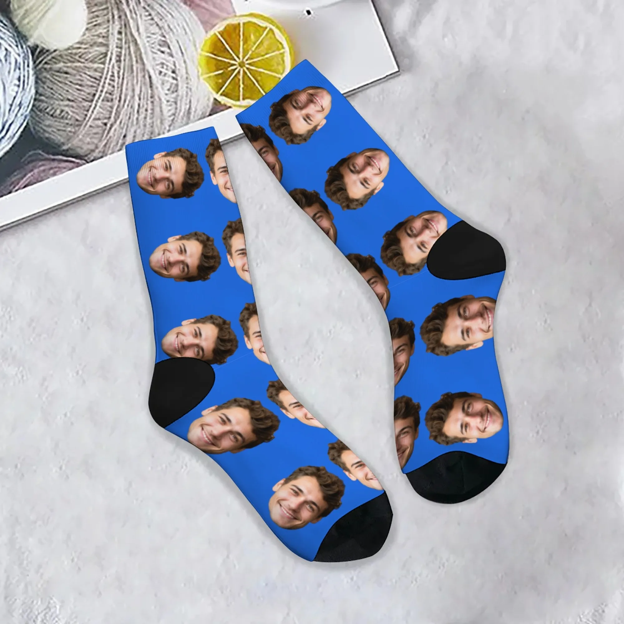 Kaos Kaki Custom Unik DIY Foto Pribadi Kaos Kaki Custom Lucu dan Unik Kaos Kaki Pria Hadiah Natal Pesta Ulang Tahun Peringatan