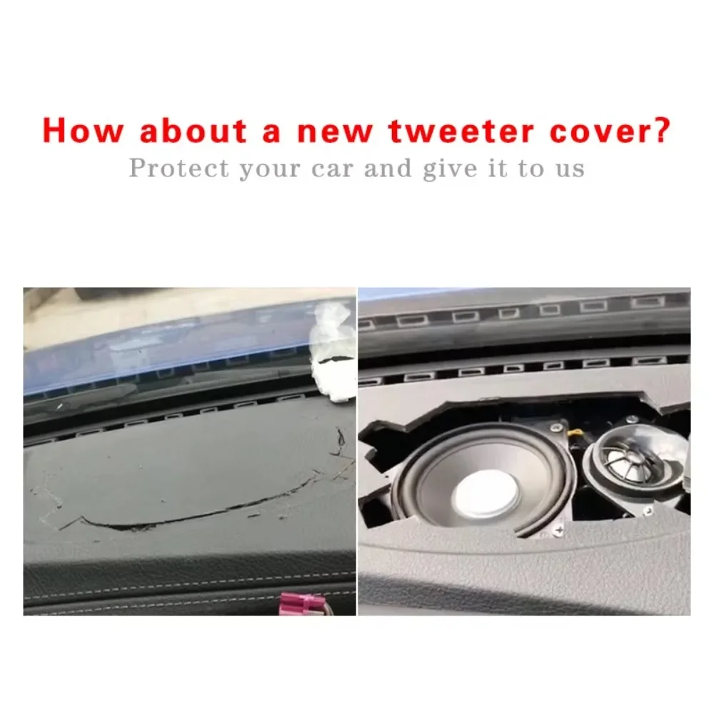 Car Dashboard Cover For BMW F30 F32 F34 3 4 GT Series Quality Center Tweeter Speaker Loudspeaker Interior Decorative Accessories