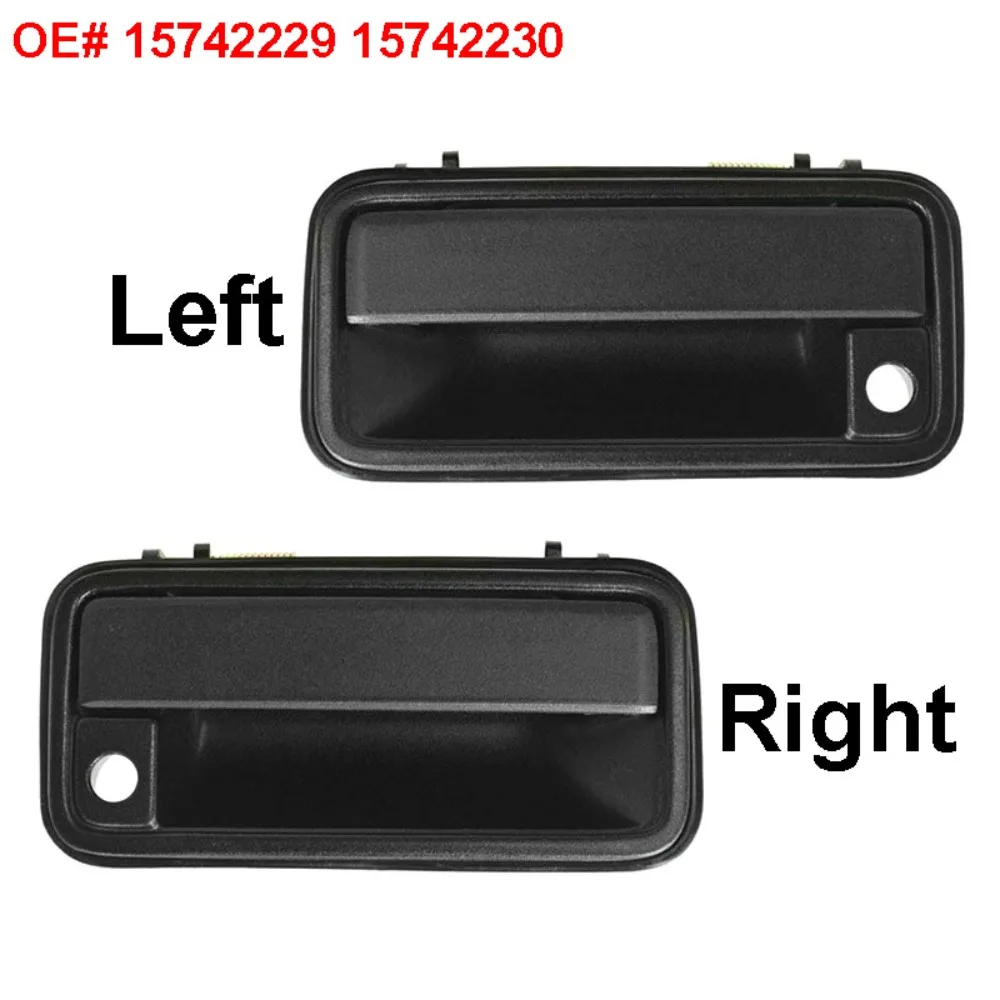 Left Door Handle 15742229 Right Car Door Lock 15742230 Exterior for Chevrolet GMC /Suburban/ Yukon /Cadillac/ Escalade