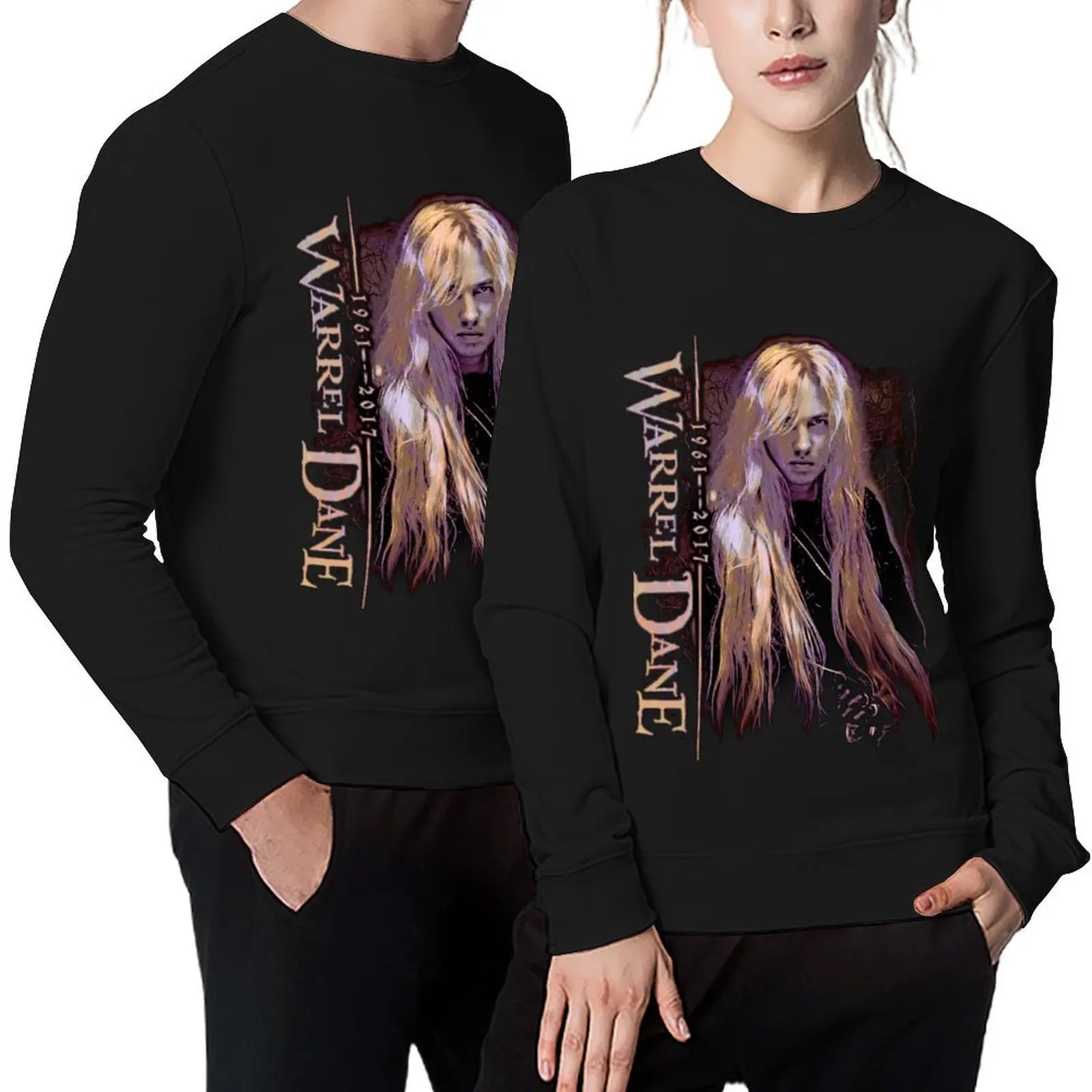 

Warrel Dane Tribute (black shirt) Pullover anime clothes graphic t shirts men men's autumn clothes new in sweatshirts