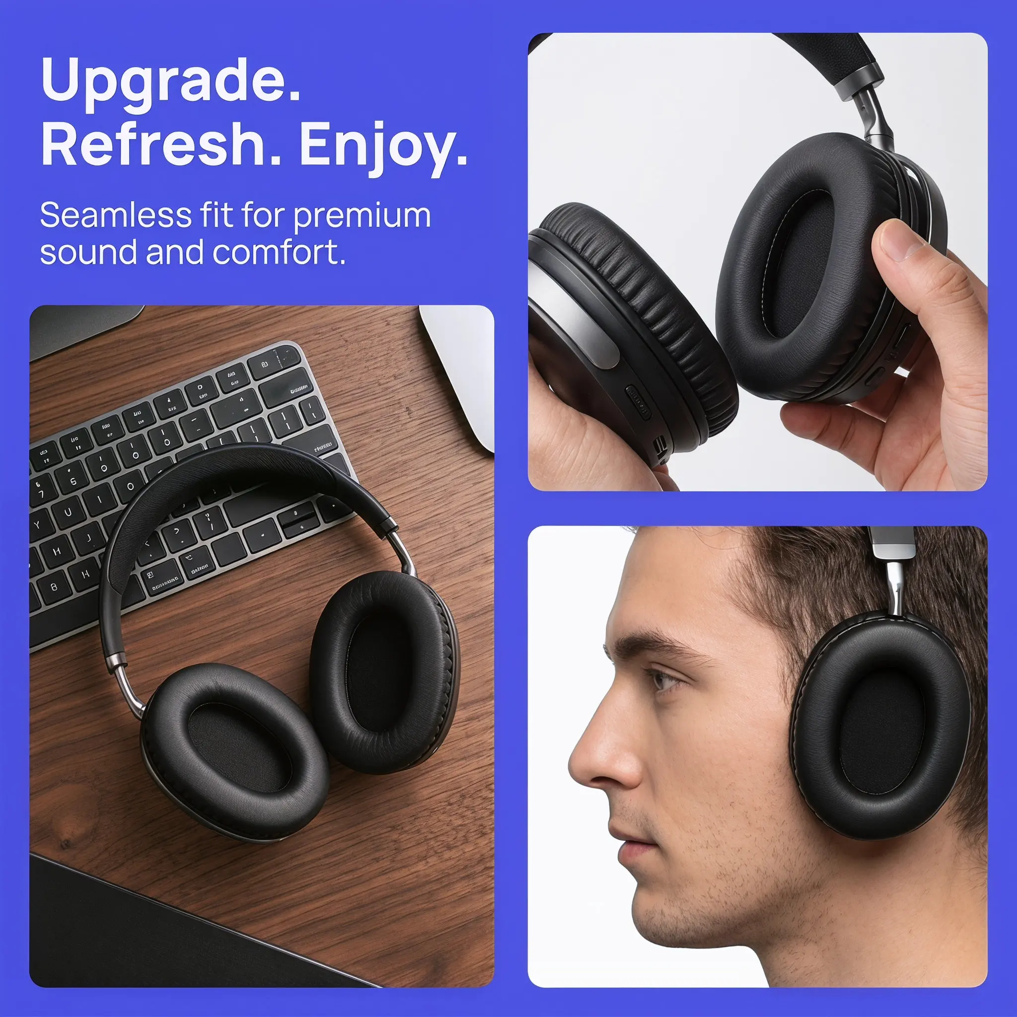 2Pcs Replacement Ear Cushions  - Gaming Accessories Kit ulasan dan harga