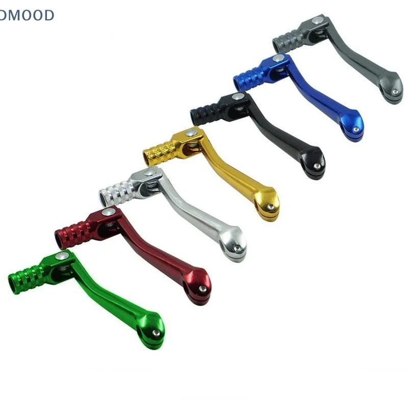 [M]1Pcs Motorcycle Folding Aluminum Gear Shift Lever Universal 10-11mm For 50/110/125/150/250cc ATV Dirt Bike Pit Bikes