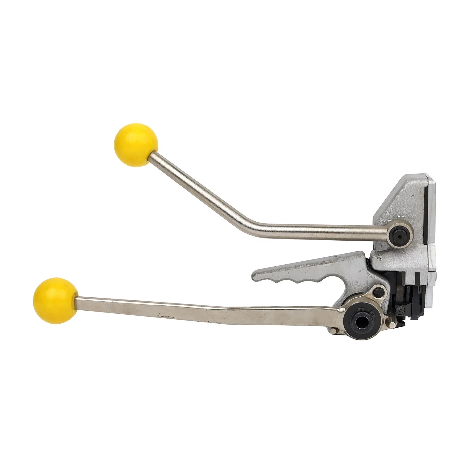 軽量ストラッピングツール、2つのハンドル操作、手動、2 in 1ストラッピングツール、スチールストラップ16-19mm用、テンションとシール機能付き