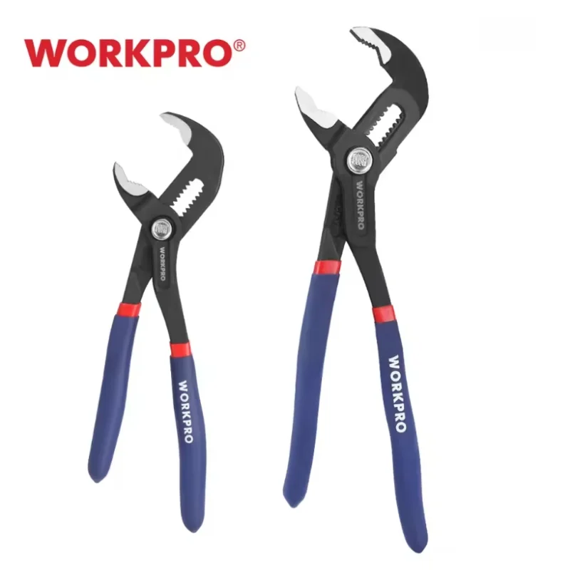

WORKPRO 2 шт. плоскогубцы для водяного насоса 7 "и 10" регулируемые быстрорегулируемые плоскогубцы с изогнутыми губками и канавками, нескользящая удобная ручка