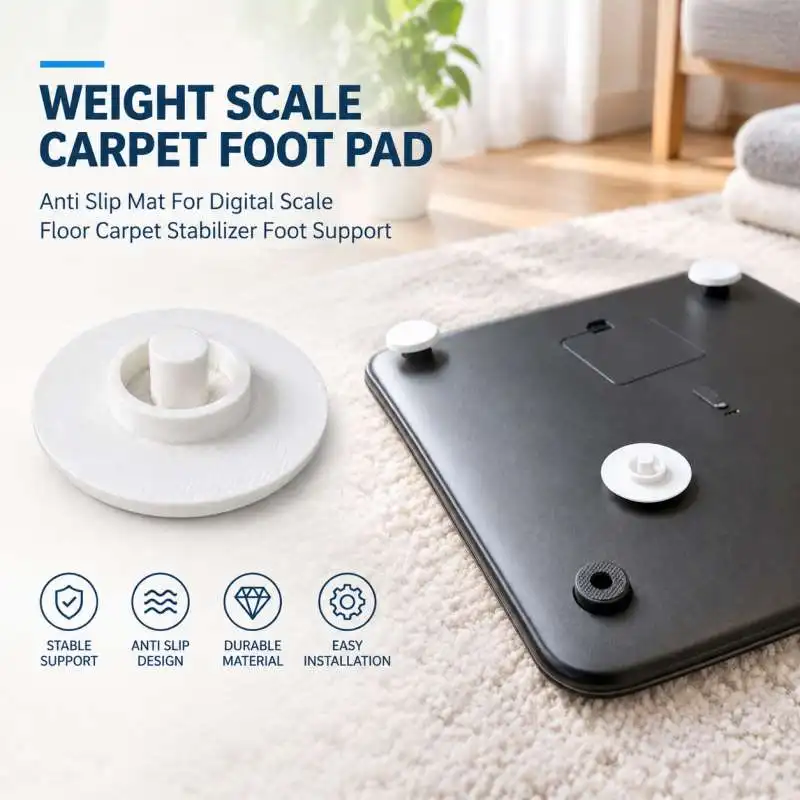 Weight Scale Carpet Foot Pad Anti Slip Mat For Digital Scale Floor Carpet Stabilizer Foot Support