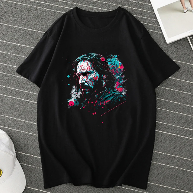 John Wick Printed T Shirt Keanu Reeves Killer Women Men Shirts John Wick Chapter 4 Tee Tops Summer Short Sleeve Casual T-shirt