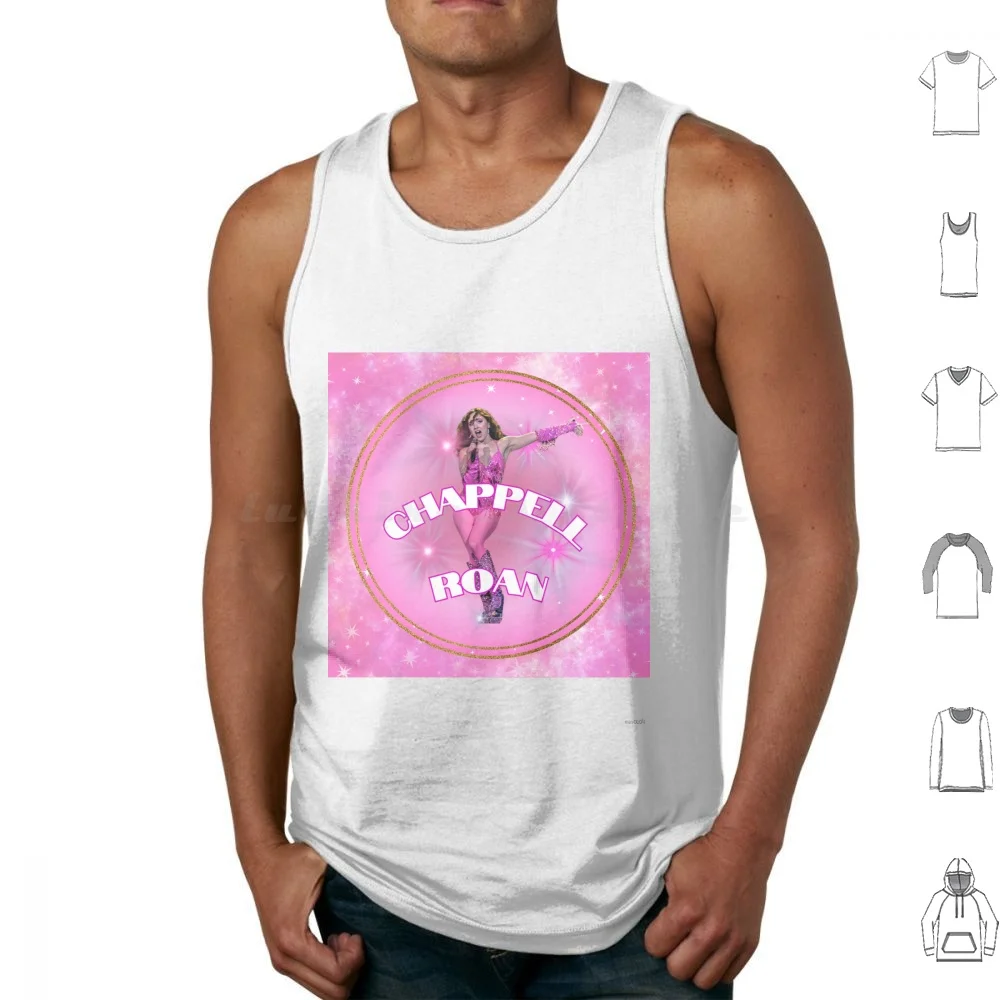 Chappell Roan Tank Tops Print Cotton Chappell Roan Chappell Roan Art Chappell Roan Pink Pink Aesthetic Sparkly The Rise And