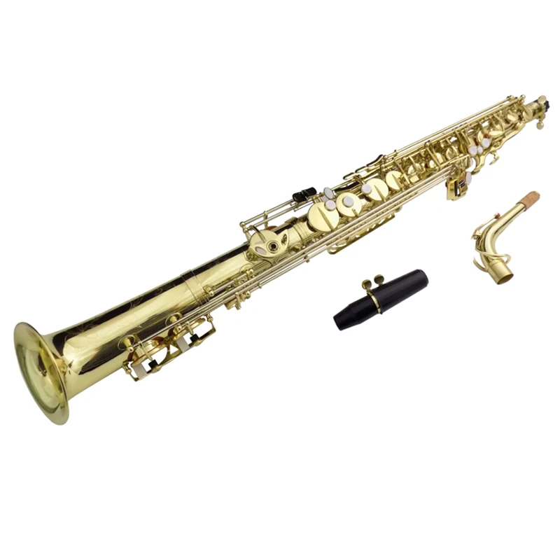 Eb Straight Alto Saxophone Wind Musical Instruments Sax With Case