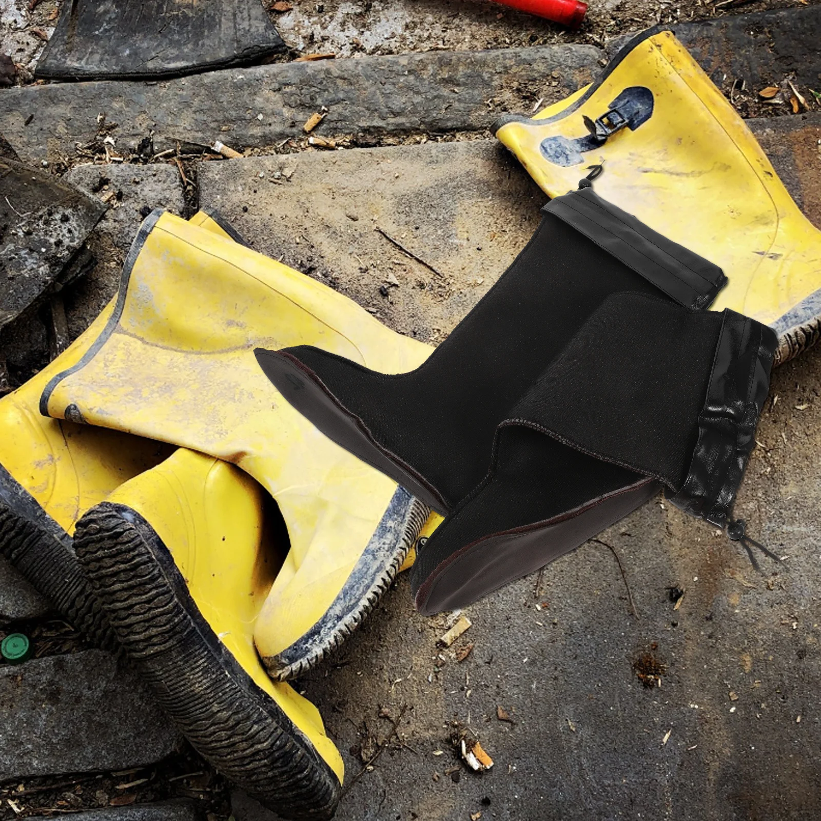 

1Pair Warm Boot Liners Thick Insulated Sock Inserts for Men Winter Rain Boots Cold Weather Protection Sock Boot