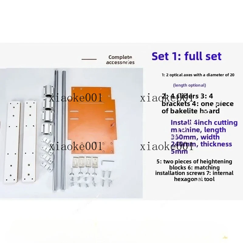 Multifunctional Woodworking Guide Rail Marble Machine Guide Rail Trimming Machine Floor Bakelite Base Tile Carpentry Hand Push