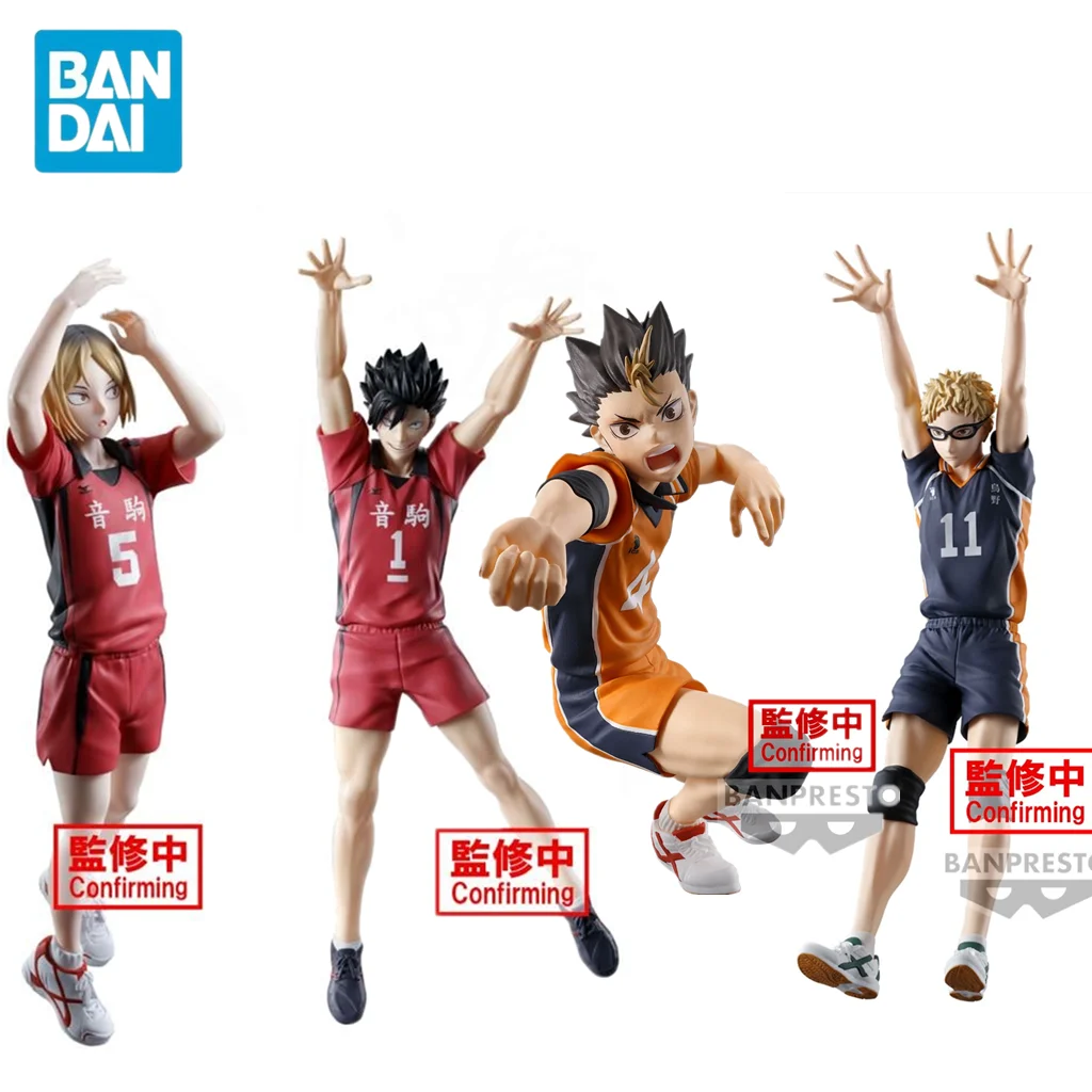 Original BANPRESTO Posing Figure Haikyu!! Kenma Kozume Kuroo Tetsurou Kei Tsukishima Yu Nishinoya Noya San PVC Anime Figure Toy