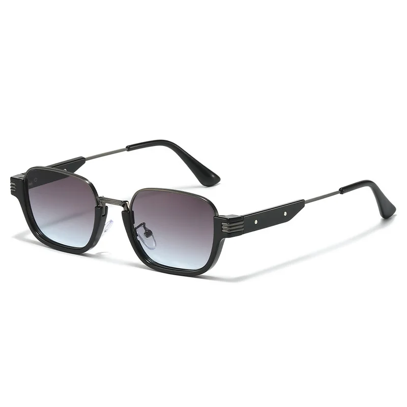 New Brand Designer Square Sunglasses Men Women Half Frame Elegant UV400 Sun Screen Street Fashion Cool Shades Female