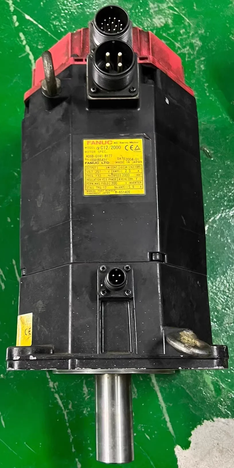 Original Genuine A06B-0141-B177 Used AC Servo Motor，A06B 0141 B177，The shipment will be arranged after passing the test