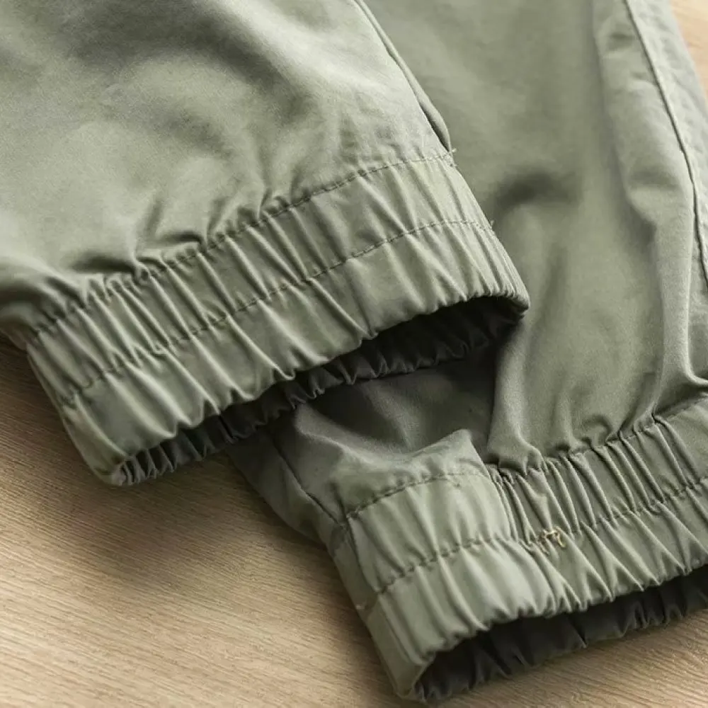 Breathable Cotton Mens Sweatpants Slim Fit Cargo Joggers Lightweight Stretch Casual Athletic Trousers Tactical Sport