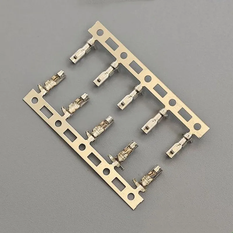 

50PCS SXA-001T-P0.6 JST connector 2.5mm female rubber housing terminal, suitable for AWG22-28, square millimeter 0.08-0.33 wires