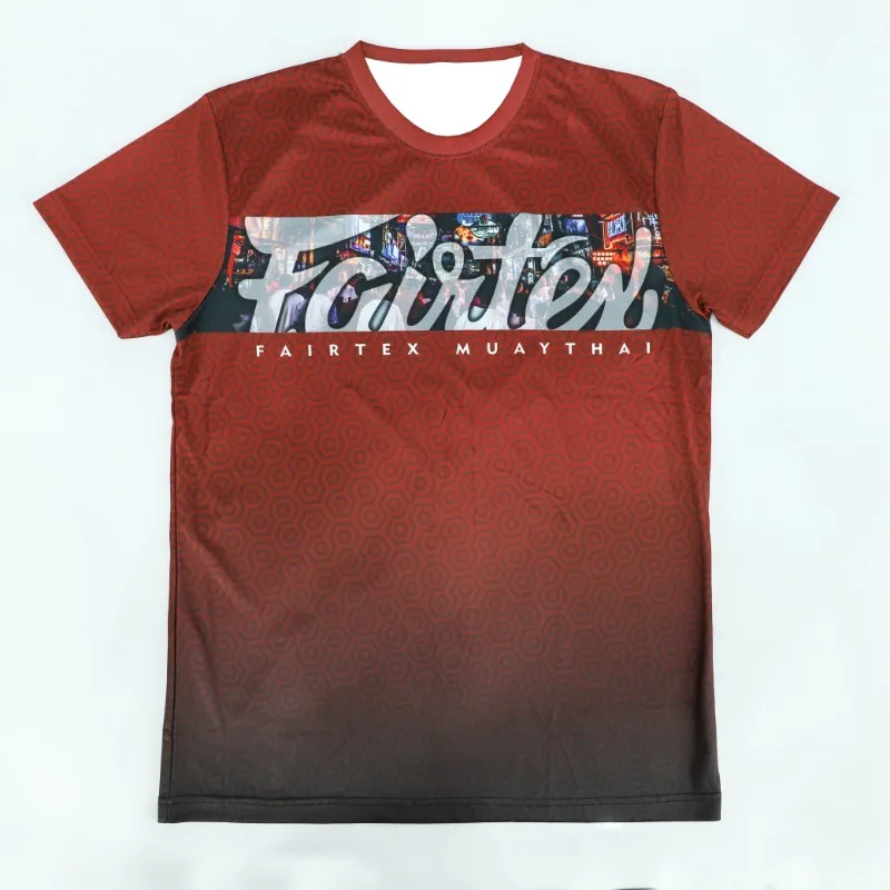 

Summer New Men's Fairtex T-shirt Boxing Combat Sportswear Outdoor Training Fast Drying Breathable Motorcycle Sports T-shirt