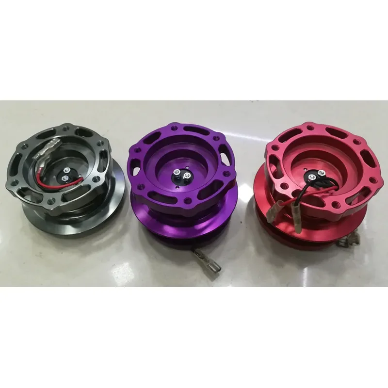 Universal JDM Racing Steering Wheel Quick Release Hub Anti Slip Aluminum Alloy Detachable Adapter for Drift Track Car Mod 127