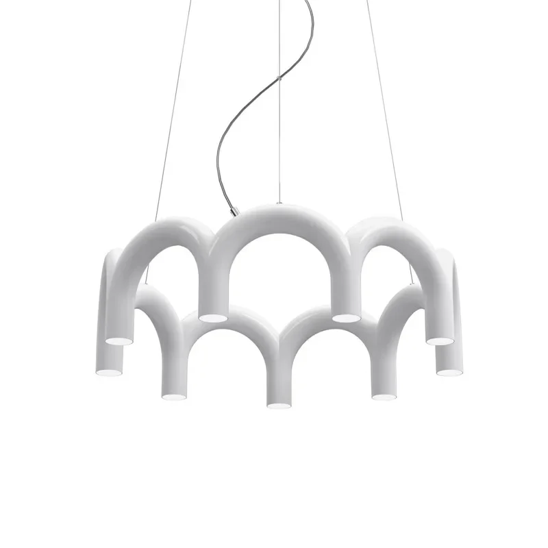 Imagem -04 - Post Modern U-shaped Chandelier Arch Circle Pendant Lamp para Kitchen Island Restaurante Sala de Estar Home Decor Iluminação Interior