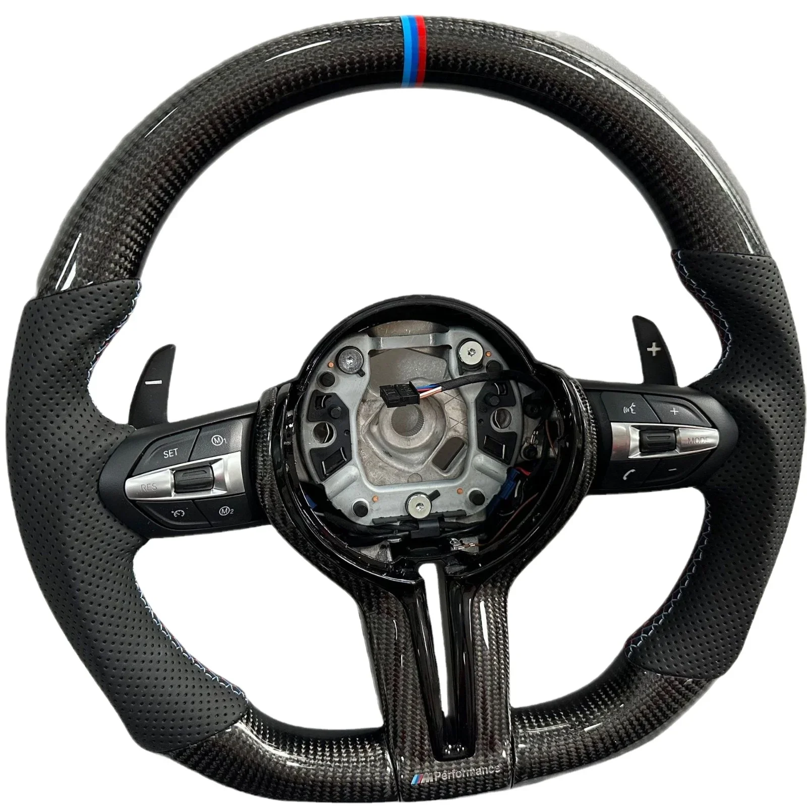 Car Carbon Fiber Replacement Steering Wheel M3 M6 carbon fiber steering wheel for  1 2 3 4 5 6 7 series X1 X2 X3 X4 X5 X6