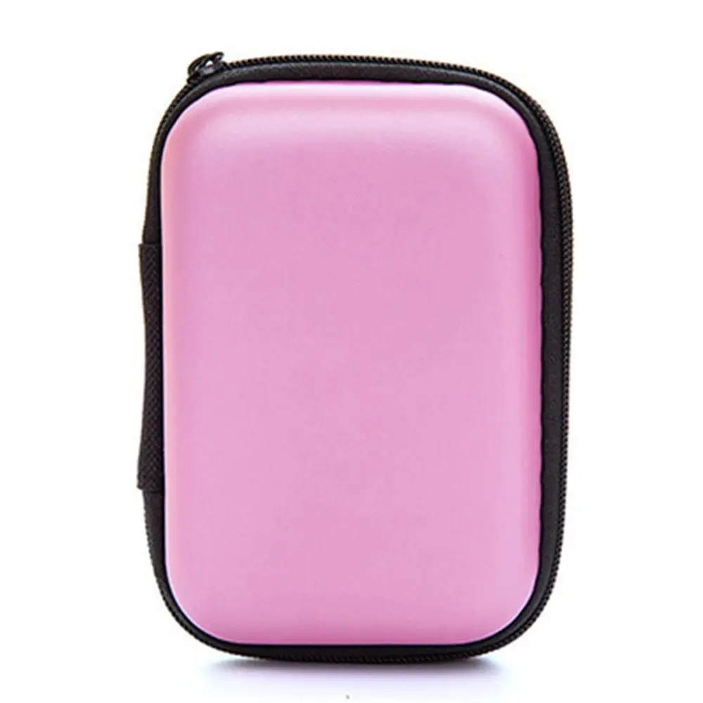 2.5" HDD Carry Case External Drive Protector Cover Zipper Pouch Hard Disk Case EVA Storage Box HDD Bag