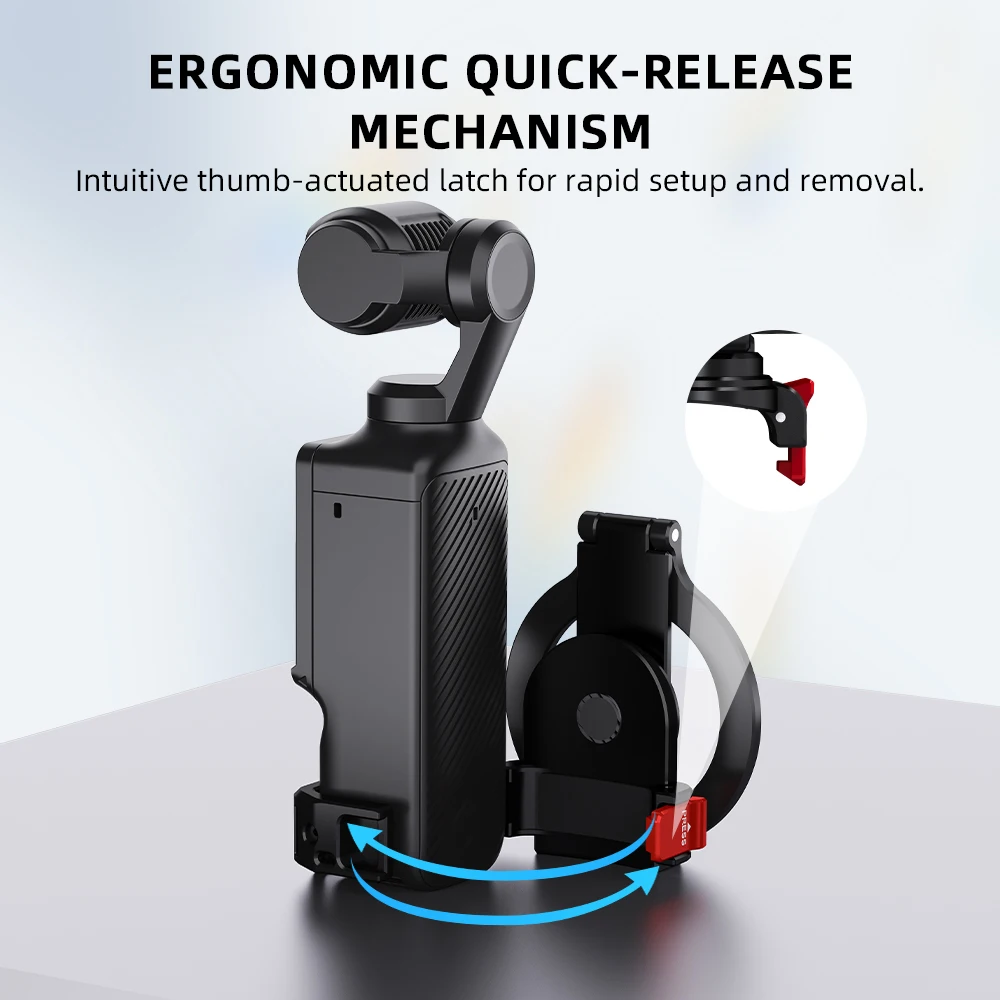 BRDRC Magnetischer Adapterhalter für DJI Osmo Pocket 4/3, Magsafe-Halterung für iPhone 17/16/15/14/13, Pocket 4/3 Zubehör – Detail 12