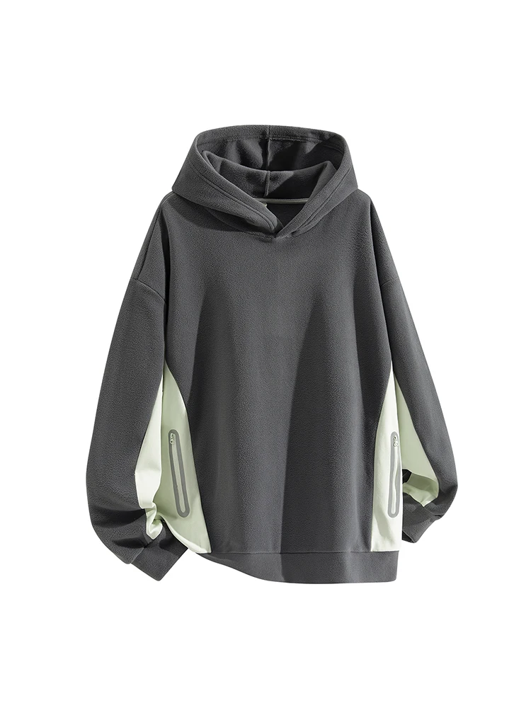 

New 2025 Trendy Hoodie Sweatirt Loose ex Polyester Fiber Anti-Wrinkle Long Sve M Fem Neutral Sle Jaet