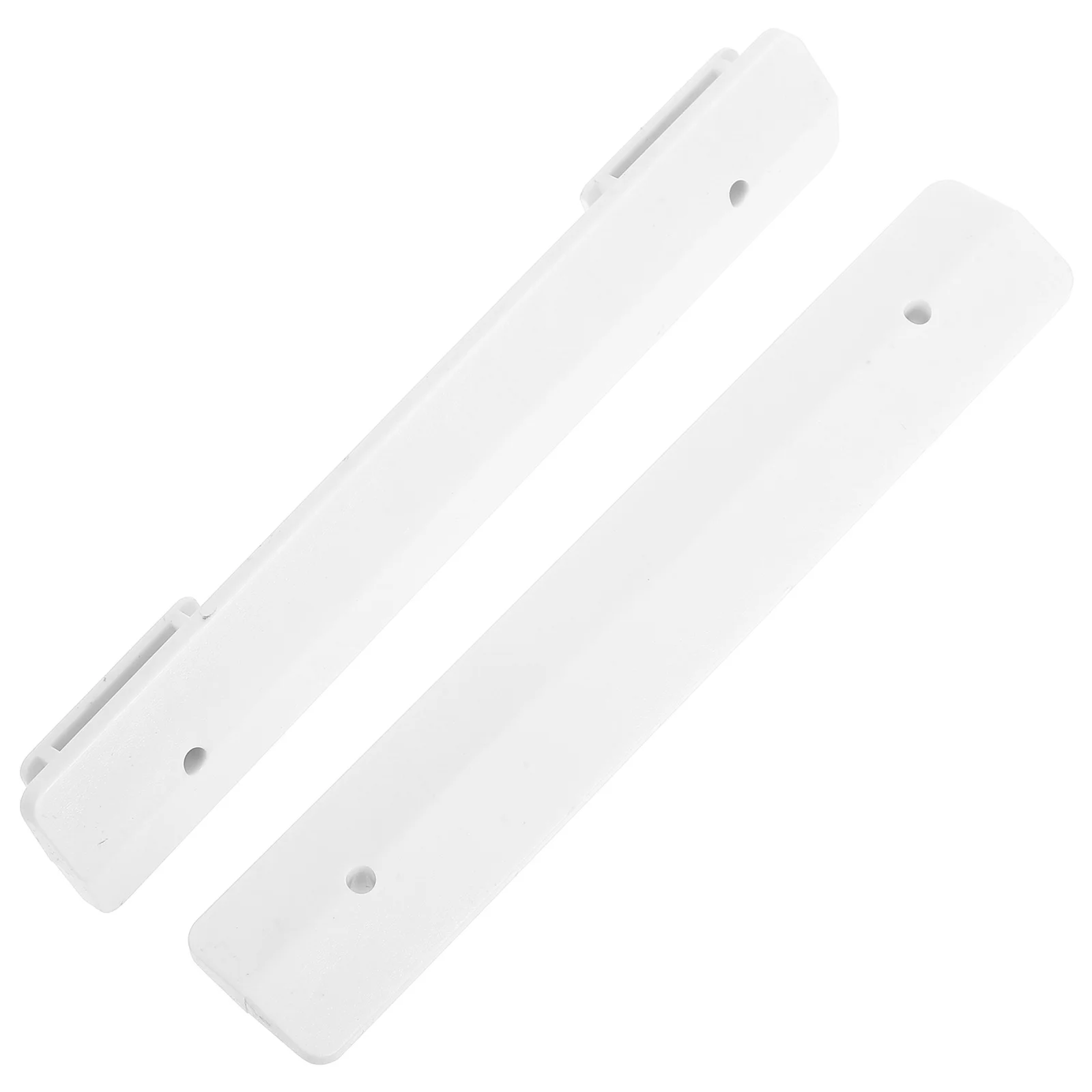 

2Pcs White Pegboard Connectors Stylish Minimalist Design Strong Plastic Secure Support for Organizing Tools in Kitchen Garage