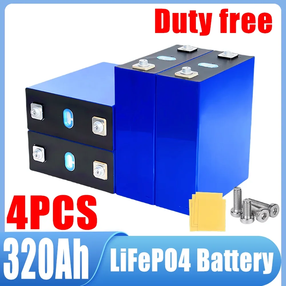 

8 шт. LiFePO4 аккумулятор 3,2 В 32 Ач 105 Ач 320 Ач DIY 24 В 48 В RV Солнечная тележка для гольфа Накопичение энергии 6000 циклов ЕС США Бесплатно налог