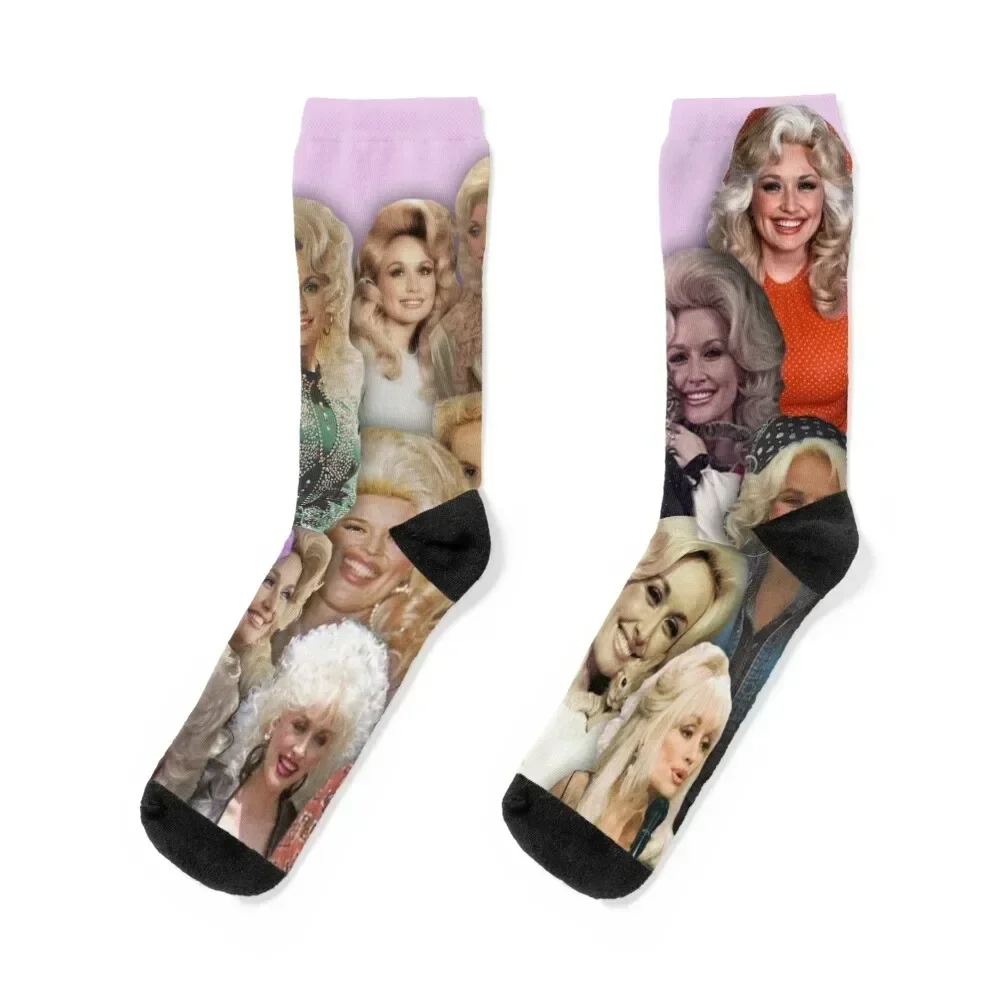 

dolly parton Socks hiphop warm winter with print Soccer Socks Woman Men's