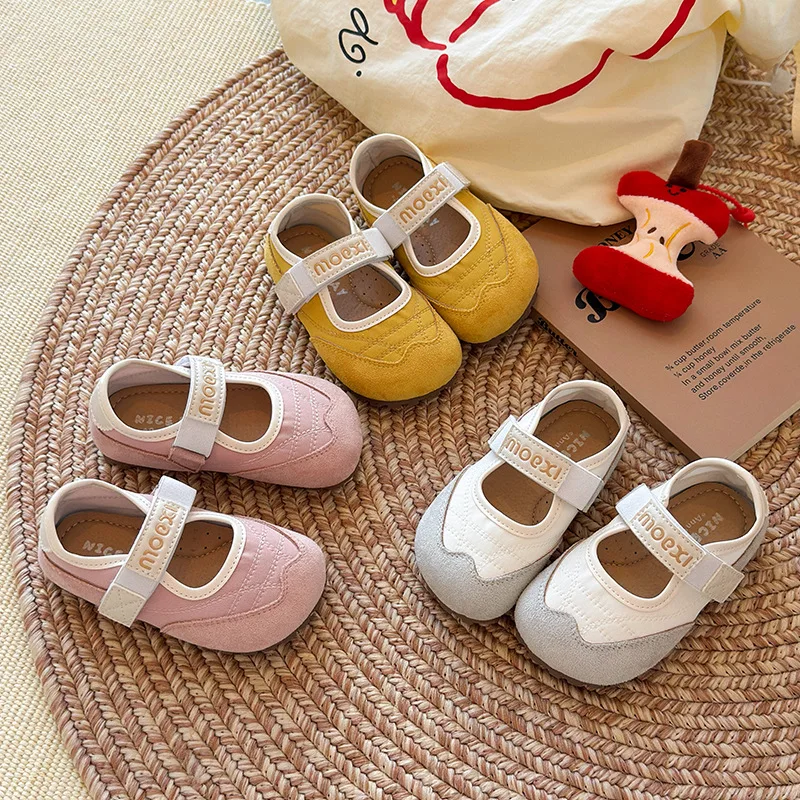 

Kids'Casual Shoes PU Leather Autumn Outdoor Sports Shoes For Children Breathable Anti-slip Soft Bottom White Pink Size 21-30