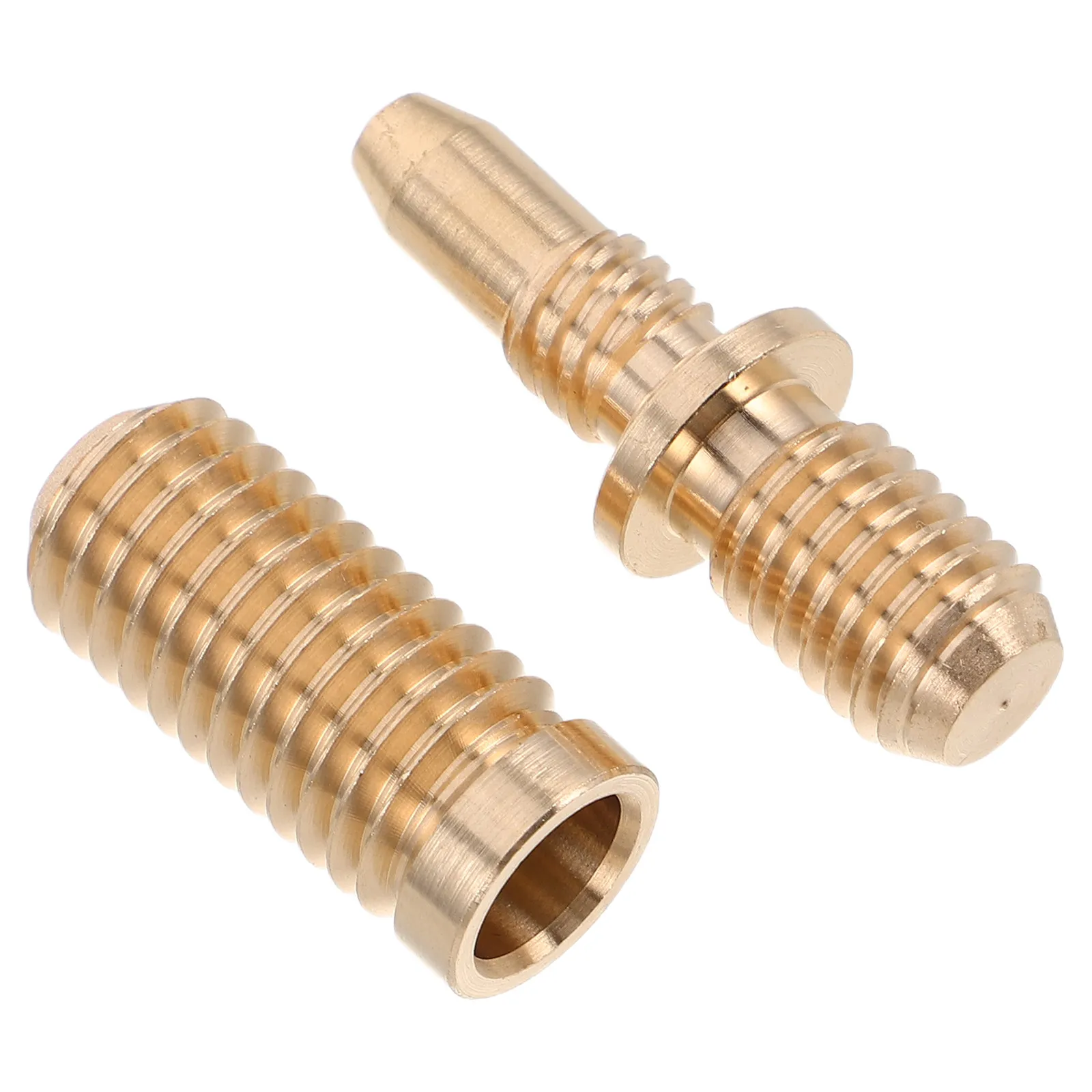 

1Set Brass Pool Cue Joint Screws Set for Billiard Cue Sticks Universal Fit Cylindrical Design Extended Handle for Stability